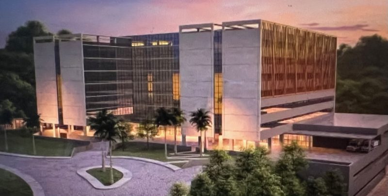 Local do novo Complexo tinha um &uacute;nico acesso pela Beira Mar Norte – Foto: Divulga&ccedil;&atilde;o