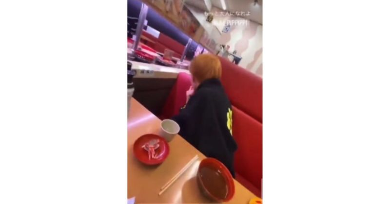 Tr&ecirc;s pessoas foram detidas no Jap&atilde;o por conta do “terrorismo no sushi” – Foto: @RihitoPhysicist/Reprodu&ccedil;&atilde;o/ND