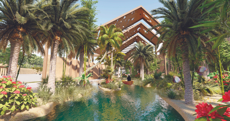 In&eacute;dito no mundo, novas torres luxuosas de Penha utilizam &aacute;gua para diminuir temperatura interna – Foto: NotToScale Architecture/&copy;️2021-2022 /Reprodu&ccedil;&atilde;o ND