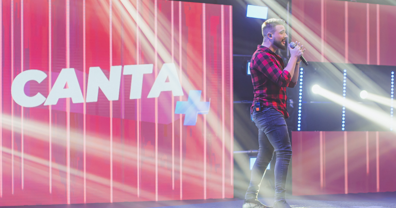 Henrique Hames foi um dos semifinalistas selecionados na segunda eliminat&oacute;ria do Canta+ – Foto: Jos&eacute; Somensi/Divulga&ccedil;&atilde;o/ND