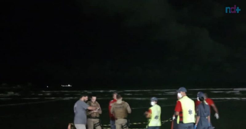 V&iacute;tima &eacute; um homem de aproximadamente 30 anos – Foto: Corpo de Bombeiros/Reprodu&ccedil;&atilde;o