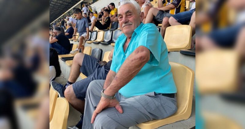 Vov&ocirc; volta a est&aacute;dio ap&oacute;s 30 anos, chora em gol do Crici&uacute;ma e emociona web com hist&oacute;ria de vida – Foto: Arquivo Pessoal/Divulga&ccedil;&atilde;o/ND