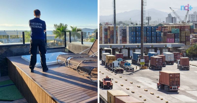 Presidente da CTIL Log&iacute;stica, que assumiria a opera&ccedil;&atilde;o do Porto de Itaja&iacute;, &eacute; um dos presos da opera&ccedil;&atilde;o – Foto: PF/Reprodu&ccedil;&atilde;o/Bruno Golembiewski/ND