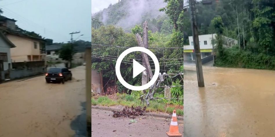 VÍdeo Enxurrada Provoca Alagamentos E Quedas De árvore No Vale Do Itajaí Nd Mais 