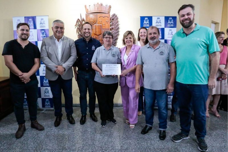 Evento ocorreu na Galeria de Prefeitos – Foto: Prefeitura de Joinville/Divulga&ccedil;&atilde;o/ND