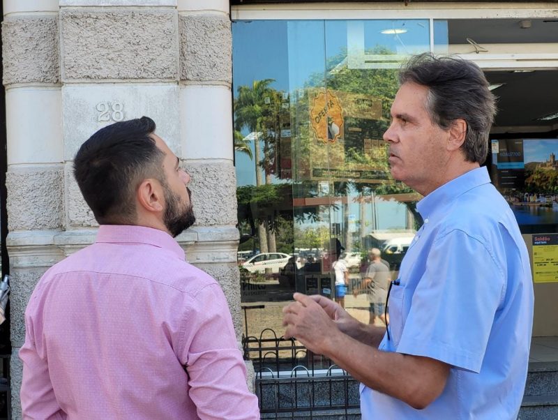 Guilherme Grillo conta como a fam&iacute;lia Hoepcke desenvolveu o empreendedorismo em Florian&oacute;polis – Foto: J&eacute;ssica Schmidt/Especial para o ND