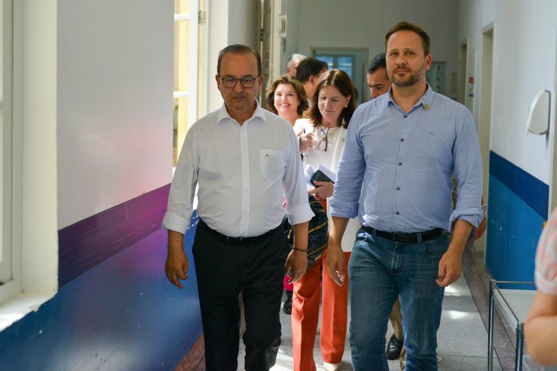 Prefeitura de Joinville pediu 30%, mas governador anunciou 20% do pagamento – Foto: Eduardo Valente/SECOM/ND