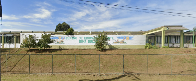 Ladr&atilde;o tenta furtar geladeira, mas abandona eletrodom&eacute;stico em frente &agrave; escola – Foto: Google Maps/Reprodu&ccedil;&atilde;o/ND