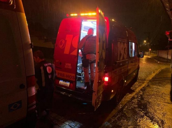 Idoso de 69 anos leva cinco facadas ap&oacute;s reagir a assalto em SC – Foto: Pol&iacute;cia Militar/Reprodu&ccedil;&atilde;o/ND