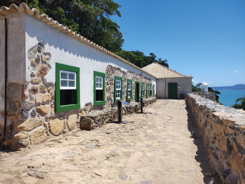 Fortaleza Santo Ant&ocirc;nio de Ratones foi constru&iacute;da em 1740 – Foto: Isabella Rocha/Iphan/SC/Divulga&ccedil;&atilde;o/ND