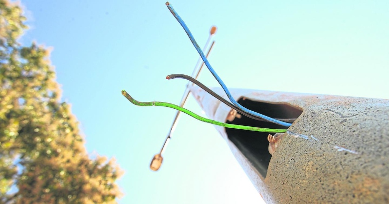 Furto de fios de cobre em Florian&oacute;polis preocupa – Foto: Divulga&ccedil;&atilde;o