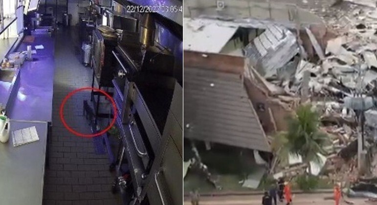 Exame aponta que gato pode ter causado vazamento de g&aacute;s que provocou explos&atilde;o no Piau&iacute; – Foto: Divulga&ccedil;&atilde;o Record TV