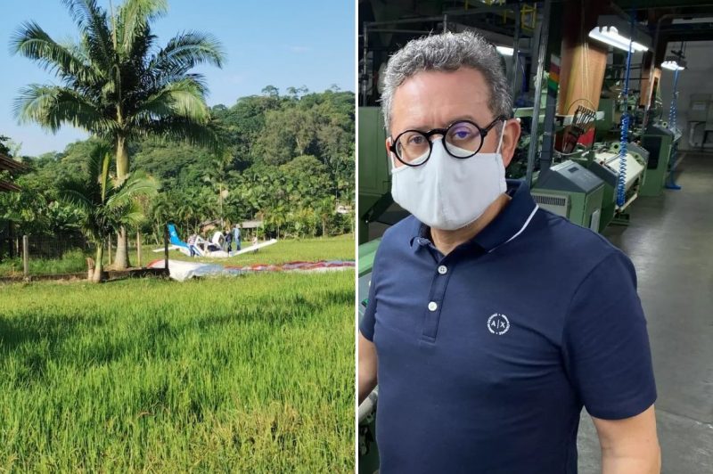 The owner of Bella Janela talks about the accident with the company's plane this Wednesday (29) - Photo: Social Networks and Moisés Stuker / NDTV