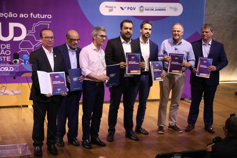 Documento assinado pelos sete governadores foi divulgado neste s&aacute;bado (4). – Foto: Governo do Estado do Rio/Divulga&ccedil;&atilde;o/ND