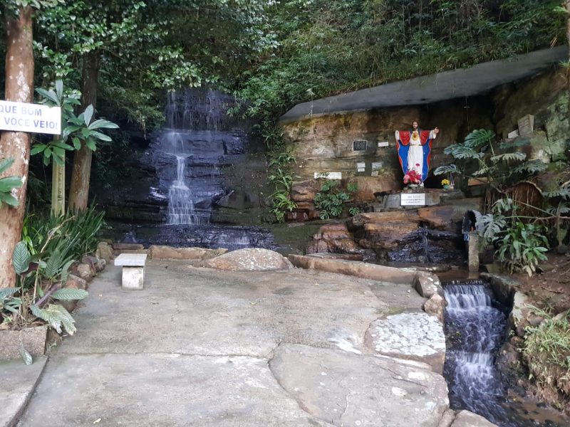 Gruta Bom Pastor, em S&atilde;o Bonif&aacute;cio – Foto: Assessoria de Comunica&ccedil;&atilde;o da Prefeitura Municipal de S&atilde;o Bonif&aacute;cio/Divulga&ccedil;&atilde;o