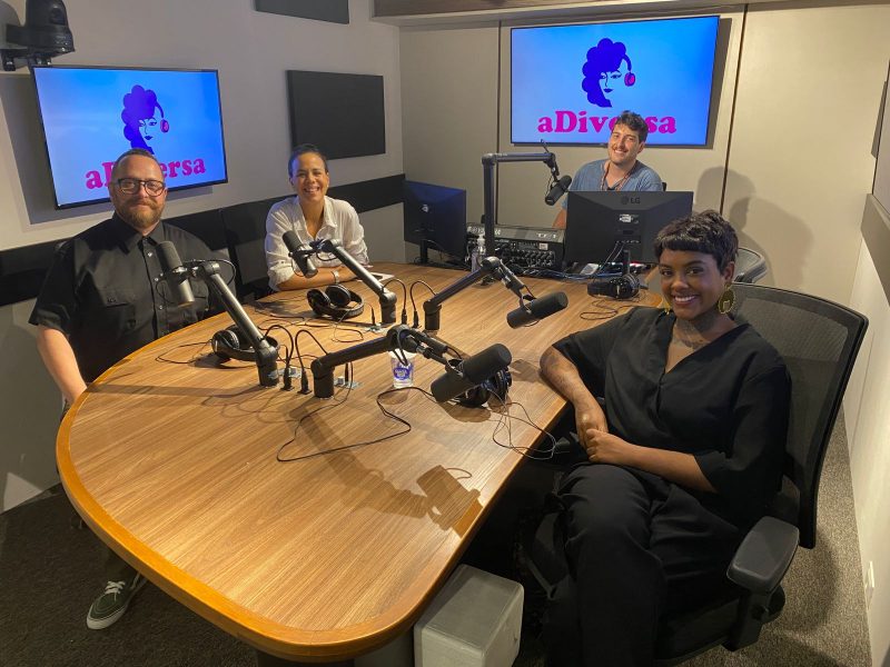 Convidados debatem os desafios enfrentados pelas mulheres no meio musical – Foto: Gustavo Bruning/ND