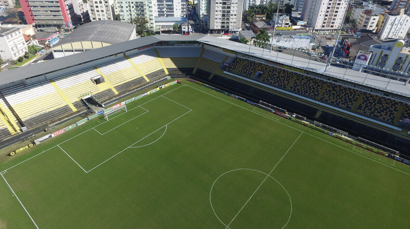Est&aacute;dio Heriberto Hulse ser&aacute; palco do segundo jogo entre Crici&uacute;ma e Ava&iacute; pela Copa do Brasil – Foto: Crici&uacute;ma/Divulga&ccedil;&atilde;o/ND