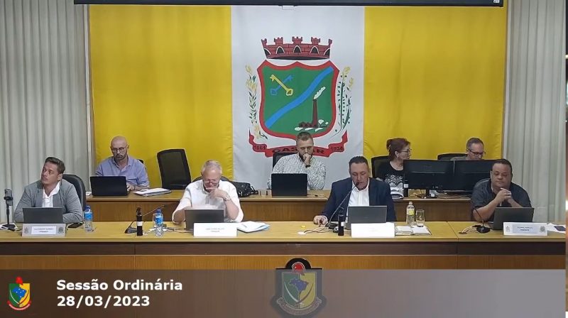 &Aacute;udios e v&iacute;deos atribu&iacute;dos a ex-secret&aacute;rio municipal da fazenda tiveram repercuss&atilde;o na C&acirc;mara de Gaspar nesta ter&ccedil;a-feira (28) – Foto: C&acirc;mara Municipal de Gaspar/YouTube/Divulga&ccedil;&atilde;o/ND