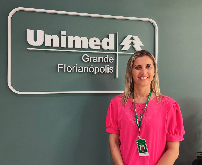 Cristiane Bruchado, gerente de gest&atilde;o de pessoas – Foto: Unimed Grande Florian&oacute;polis/Divulga&ccedil;&atilde;o