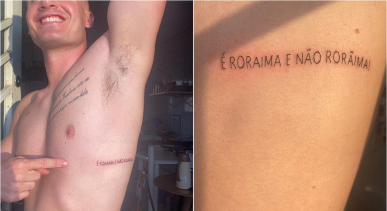 No Instagram, a foto do australiano com a tatuagem j&aacute; ultrapassou as 48 mil curtidas – Foto: Reprodu&ccedil;&atilde;o/ Instagram/ Simon Gurney