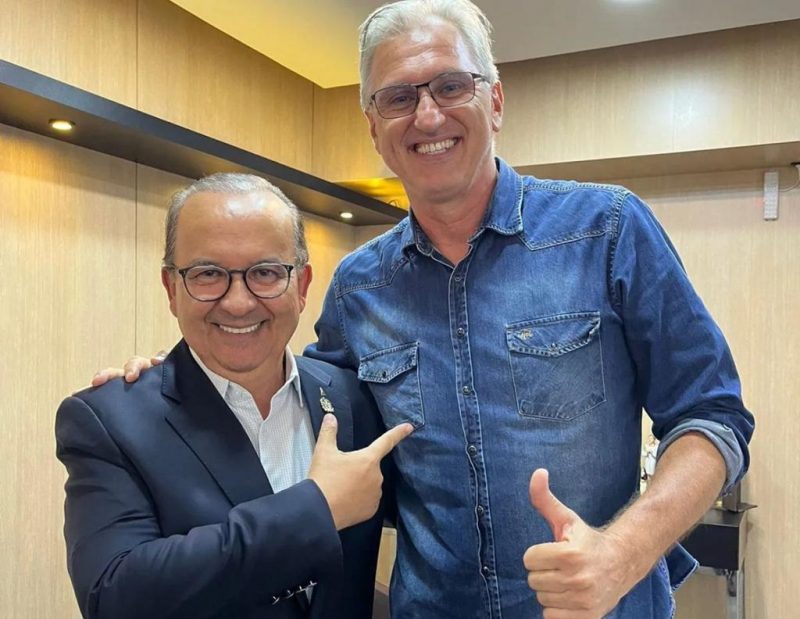 Governador Jorginho Mello anunciou Paul&atilde;o do volei como presidente da Fesporte – Foto: Divulga&ccedil;&atilde;o/ND