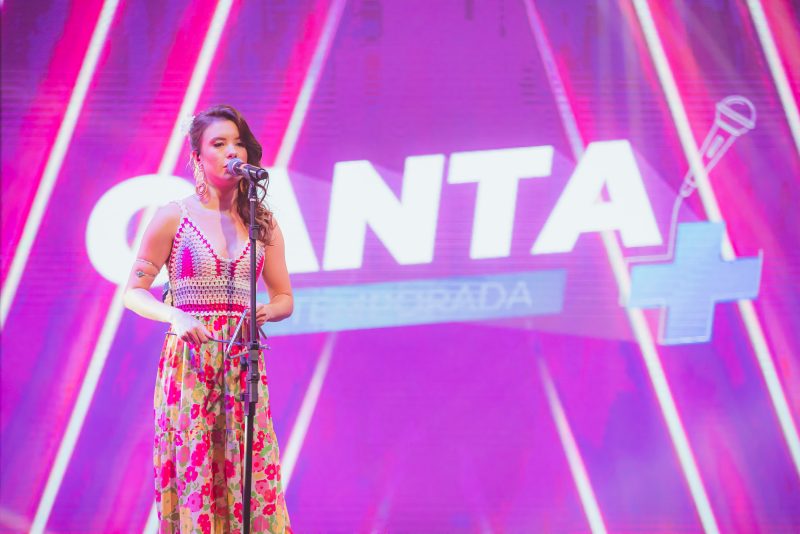 Bia Corte Real foi a sexta classificada para a semifinal do Canta+ – Foto: Jos&eacute; Somensi/Divulga&ccedil;&atilde;o/ND