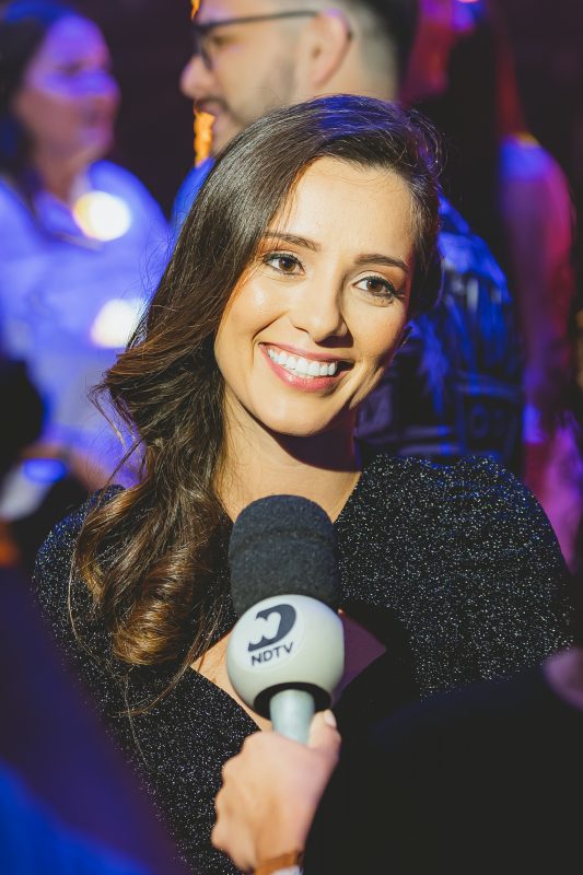 Gabi se destacou pelo afinamento e articula&ccedil;&atilde;o na apresenta&ccedil;&atilde;o – Foto: Reprodu&ccedil;&atilde;o/NDTV