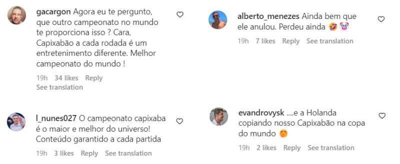 Web reage ao pênalti perdido