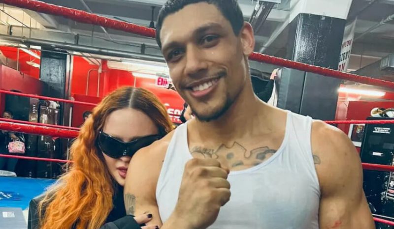 Madonna e o namorado lutador de boxe