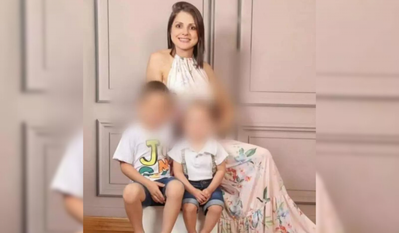 Foto em família da mãe e filhos mortos por ex-marido em Presidente Getúlio