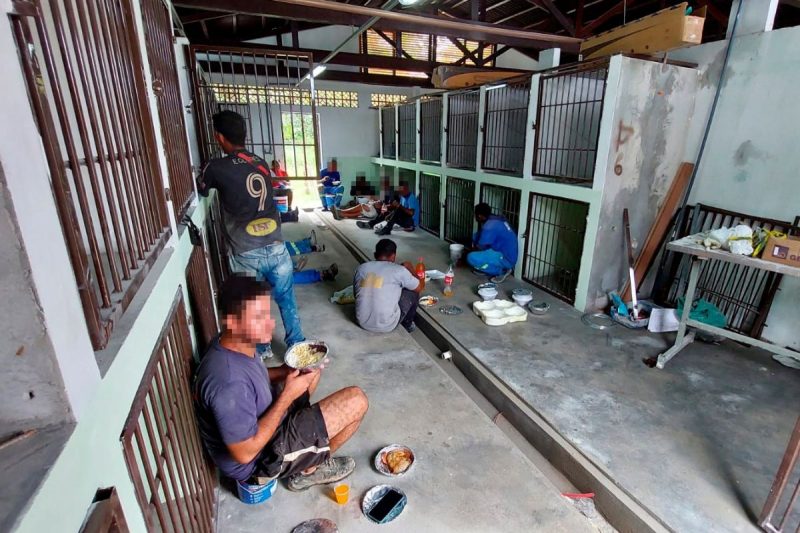 Den&uacute;ncia indicava m&aacute;s condi&ccedil;&otilde;es de trabalho, entre elas, de que trabalhadores n&atilde;o teriam local para almo&ccedil;ar – Foto: Sinsej/Divulga&ccedil;&atilde;o/ND