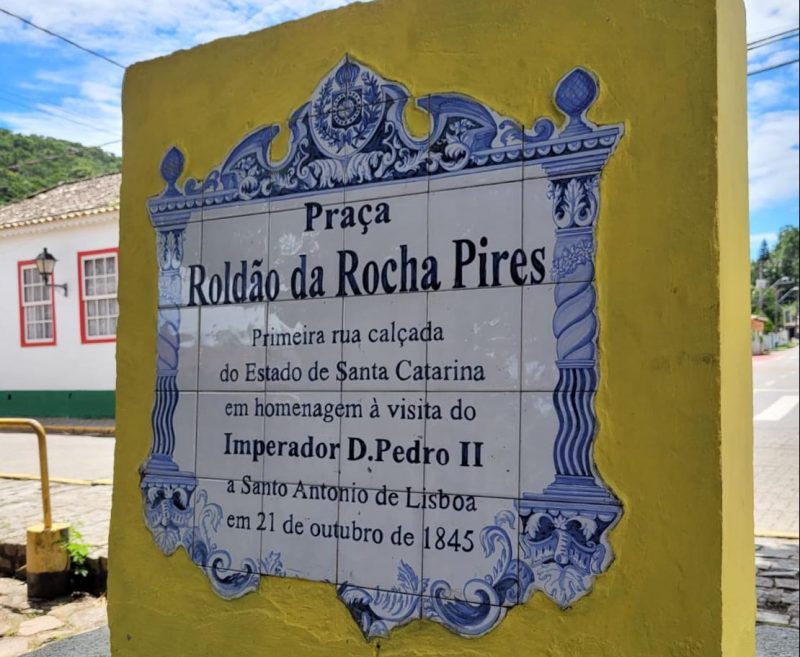 Primeira rua cal&ccedil;ada do estado est&aacute; em Santo Ant&ocirc;nio de Lisboa – Foto: J&eacute;ssica Schmidt/Especial para o ND