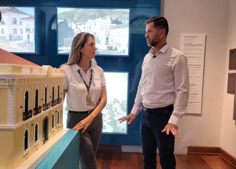 Imagens antigas da Capital est&atilde;o expostas no Museu de Florian&oacute;polis – Foto: J&eacute;ssica Schmidt/Especial para o ND