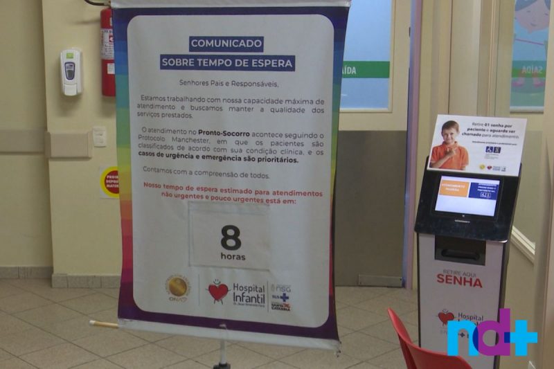 Espera no Hospital Infantil chegou a 8 horas – Foto: Ricardo Alves/NDTV