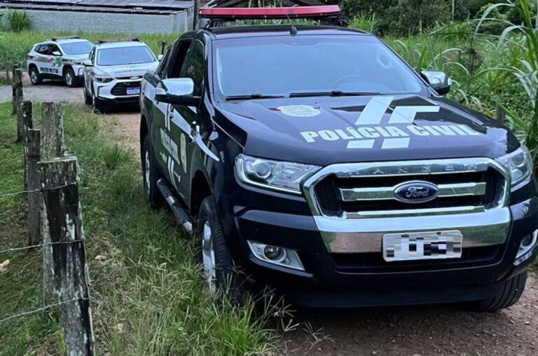 Suspeito foi preso preventivamente na manh&atilde; desta quinta-feira (23) em Pomerode – Foto: Pol&iacute;cia Civil/Divulga&ccedil;&atilde;o/ND