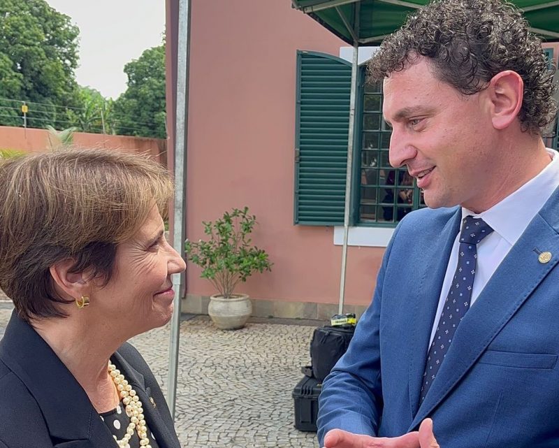 Deputado Pezenti e senadora Teresa Cristina debatem a Reforma Tribut&aacute;ria – Foto: Divulga&ccedil;&atilde;o/ND