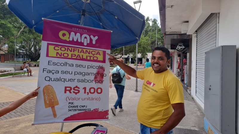 Sorveteria lan&ccedil;a iniciativa de honestidade e coloca carrinho de picol&eacute; sem atendente em SC – Foto: Arquivo pessoal / Reprodu&ccedil;&atilde;o ND