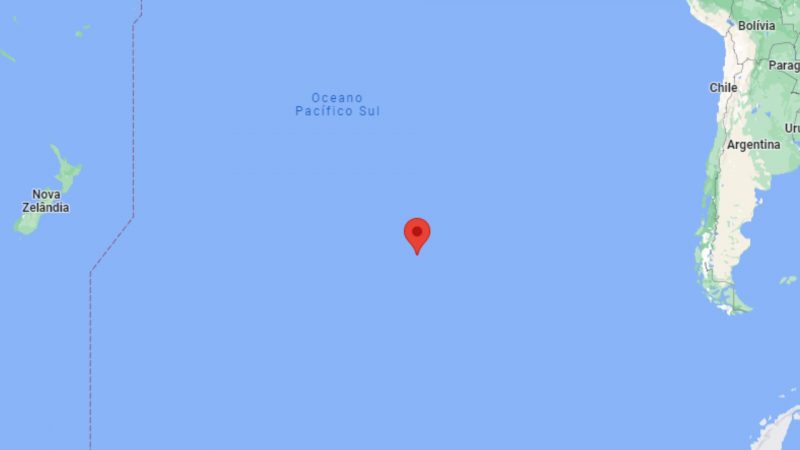 “Ponto Nemo” &eacute; o mais longe de terra firme – Foto: Google Maps/Reprodu&ccedil;&atilde;o/ND