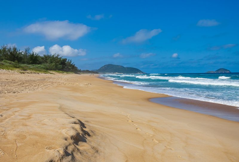 Praia do Moçambique, em Florianópolis