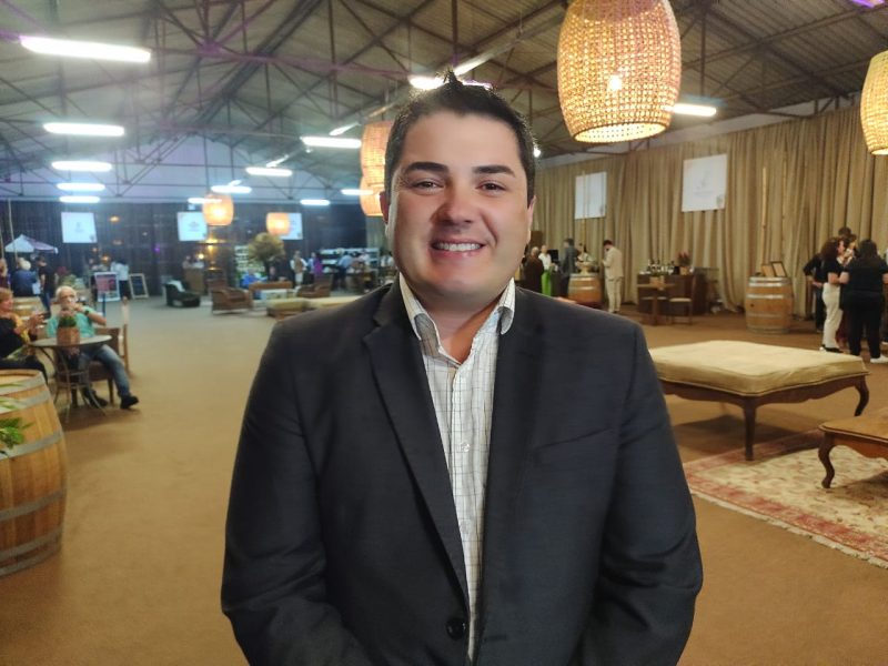 Giovani Nunes, prefeito de S&atilde;o Joaquim – Foto: Paulo Muller/NDTV