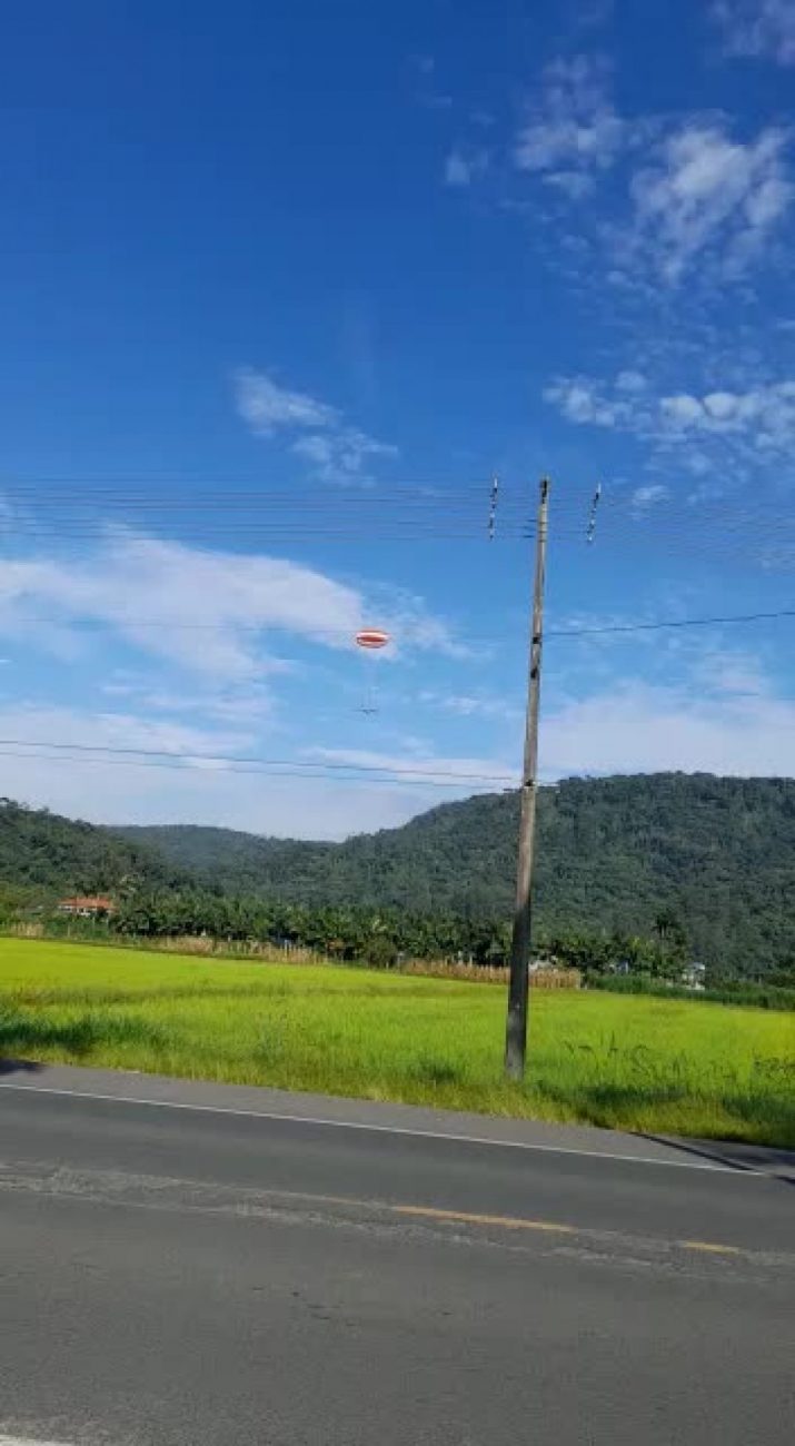 FRAME - Vídeo flagrou a queda do avião em Massaranduba - Internet/Reprodução