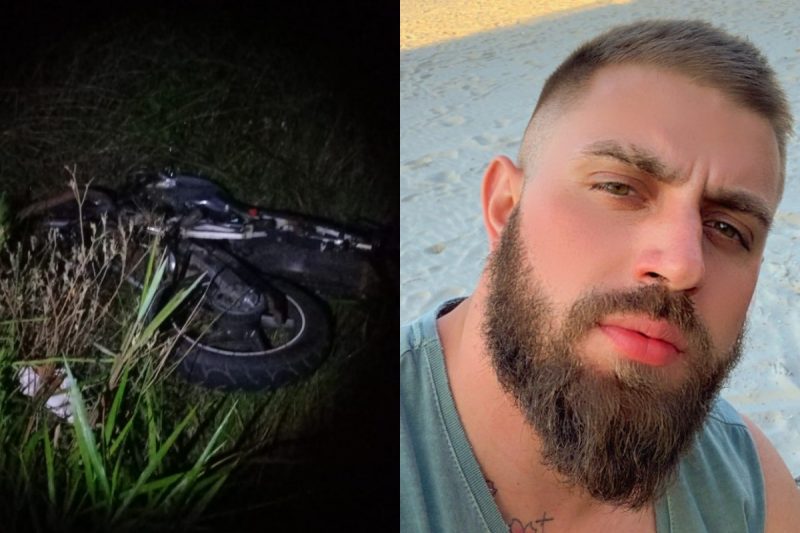 Um motociclista ficou gravemente ferido ap&oacute;s acidente em Campo Er&ecirc;. – Foto: PMRv/Internet/Reprodu&ccedil;&atilde;o/ND