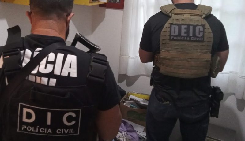 Arquivos digitais foram apreendidos pelos policiais – Foto: Pol&iacute;cia Civil/Reprodu&ccedil;&atilde;o/ND