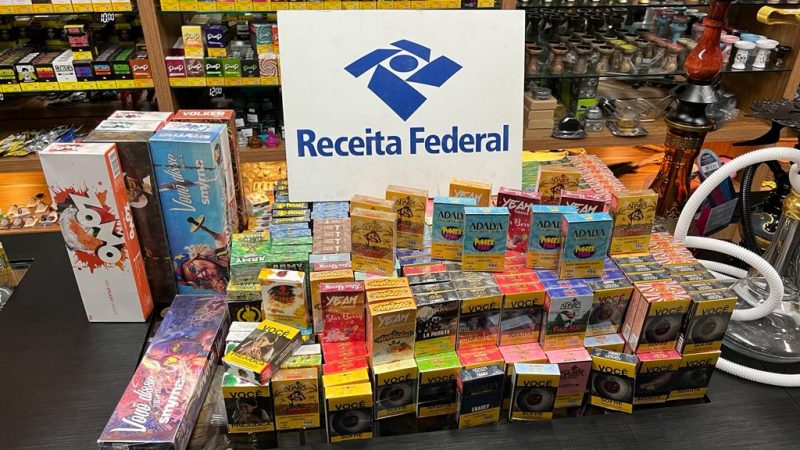 Receita Federal de Blumenau apreende cerca de R$ 200 mil em produtos durante opera&ccedil;&atilde;o – Foto: Receita Federal / Reprodu&ccedil;&atilde;o ND