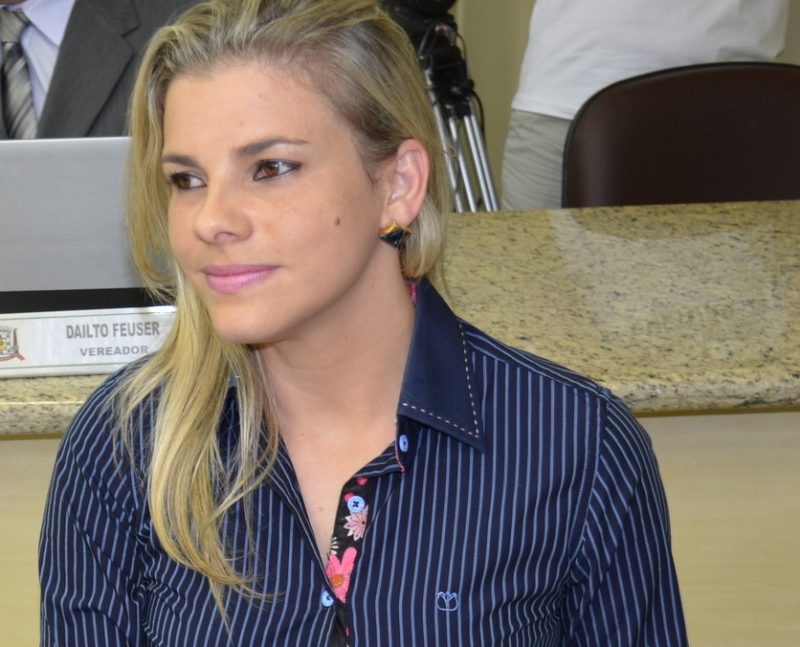 Ex-vereadora Tati Teixeira&nbsp; faleceu na madrugada desta segunda-feira no hospital S&atilde;o Jos&eacute; em Crici&uacute;ma – Foto: Divulga&ccedil;&atilde;o/ND