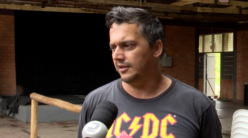 Empres&aacute;rio fala sobre os estragos causado pelo temporal – Foto: Luiz Everton/NDTV