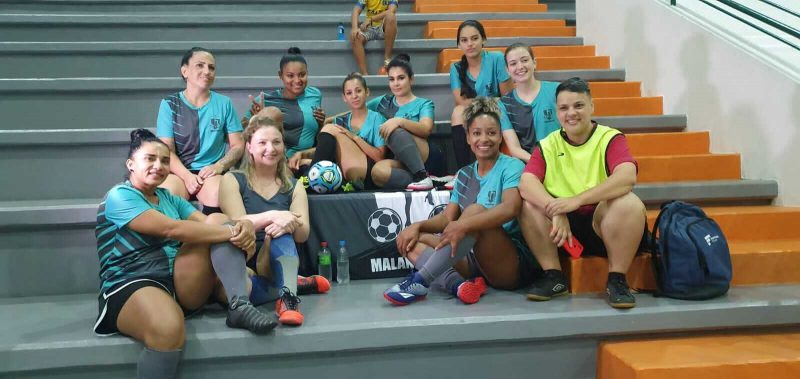 Dia de treino do time “As Malandras” – Foto: Morgana Salvador/ND