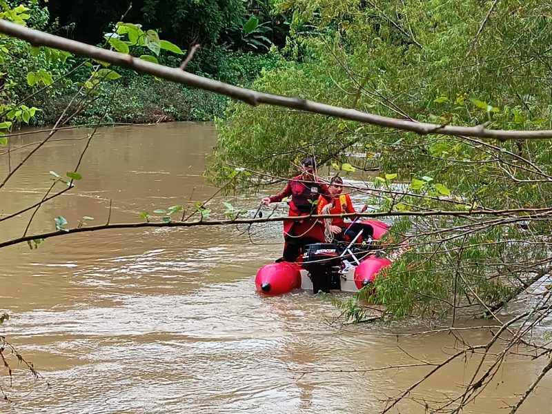 Localizado corpo de homem que caiu em rio no Alto Vale do Itaja&iacute; – Foto: Bombeiros Militares/Divulga&ccedil;&atilde;o/ND