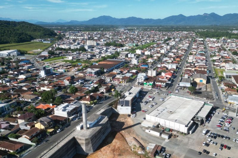 Bairro Aventureiro, em Joinville, o mais populoso da cidade segundo o IBGE