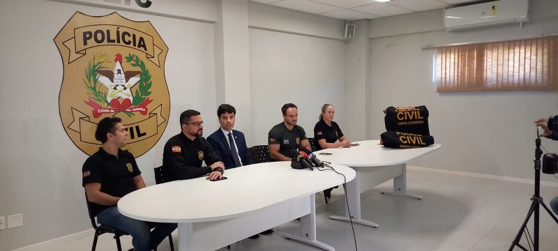 Operation Dyck is here!  led to the arrest of two adults and the detention of four teenagers in the municipalities of Santa Catarina.  – Photo: Luis Fernando Dres/North Dakota